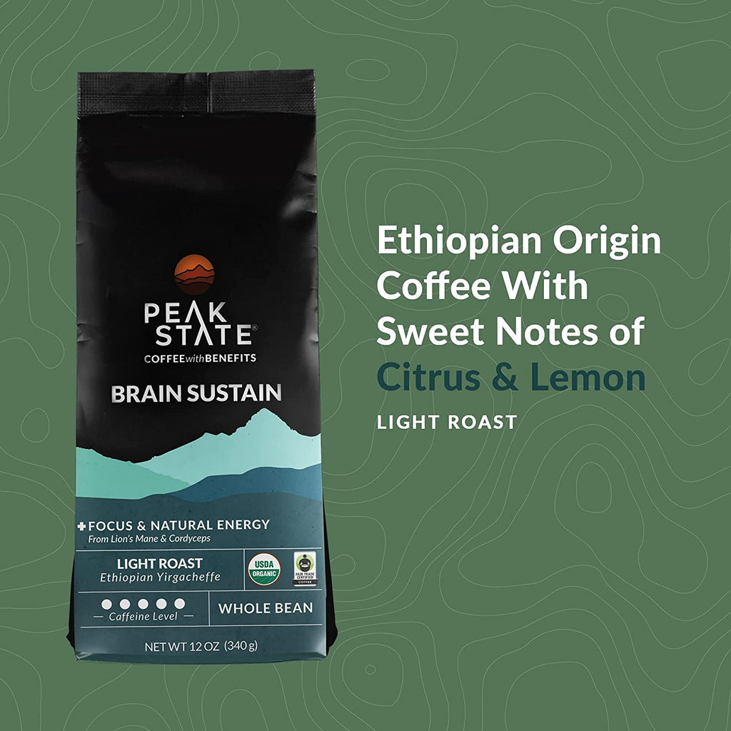 Brain Sustain - Light Roast - 5lb Whole Bean