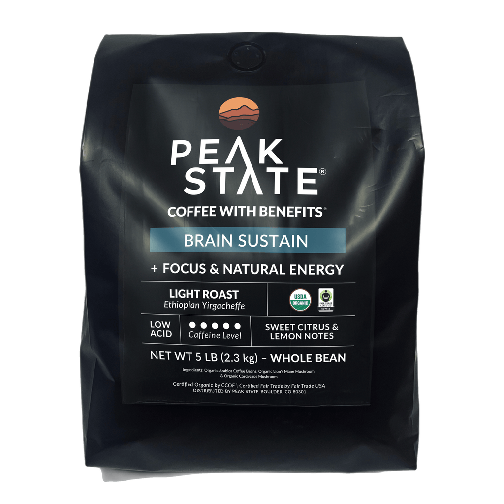 Brain Sustain - Light Roast - 5lb Whole Bean