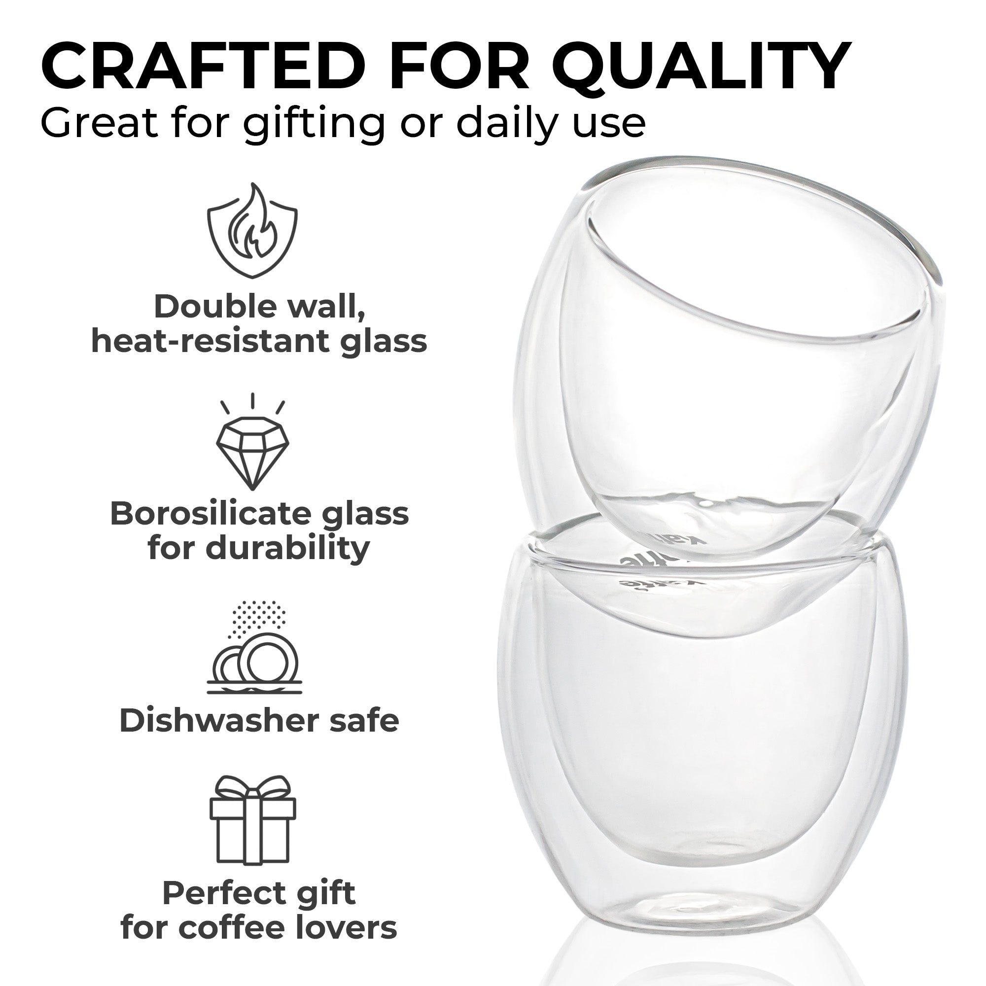 3oz Espresso Cup Set, KF4040